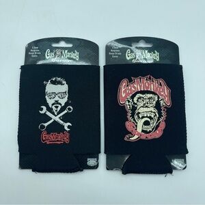 Gas Monkey Koozies Set of Two Black New